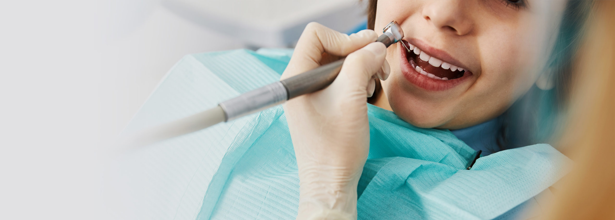 Dentist showing X-ray image to patient